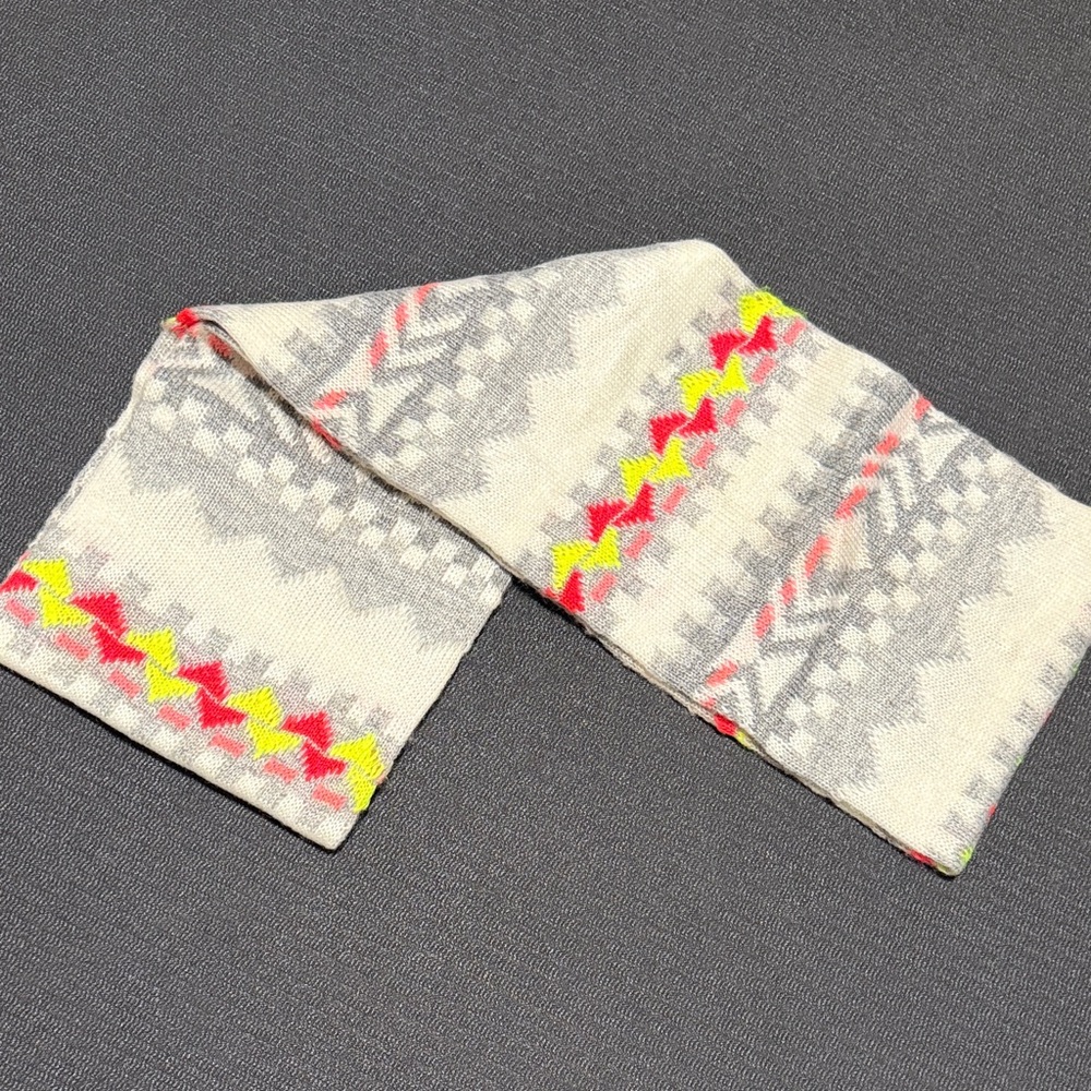 Colorful Patterned Infinity Scarf - image 1